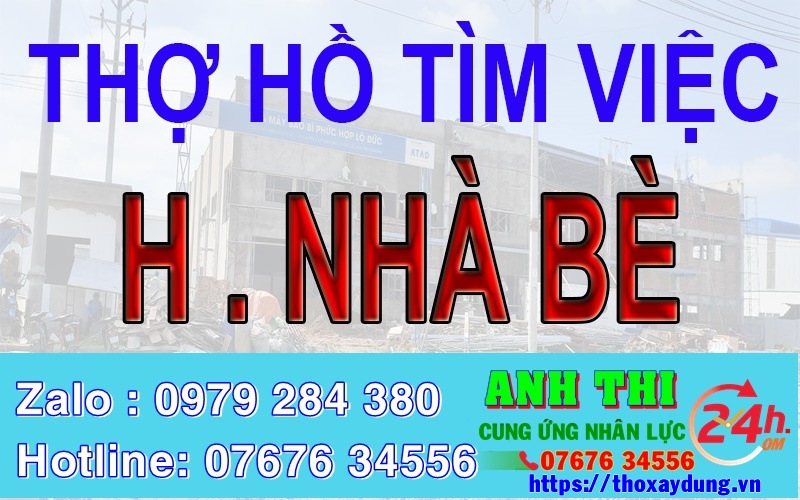 Thợ hồ Huyện Nhà Bè, TP HCM