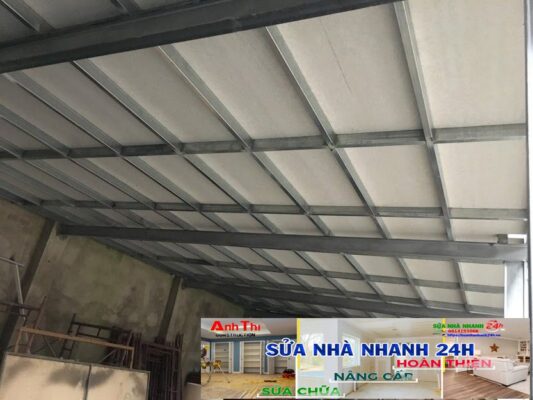 Khung gác xà gồ tấm Cemboard