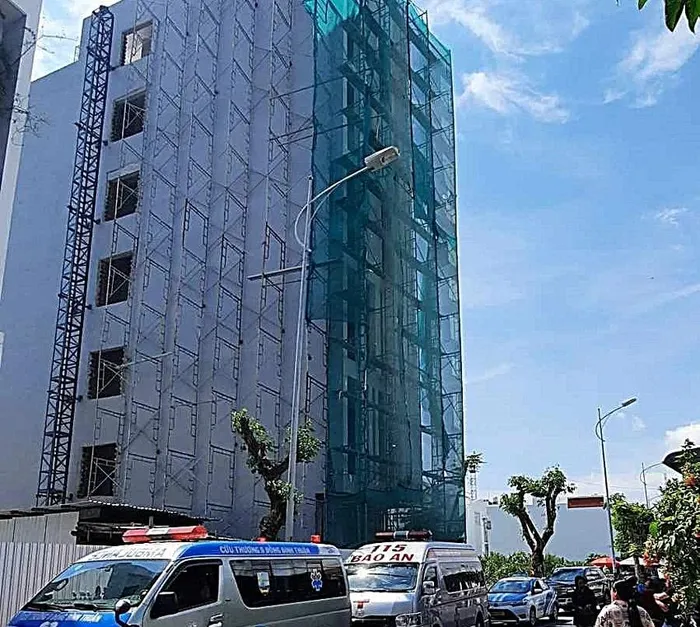 Công trình bảy tầng trên đường Nguyễn Trãi.